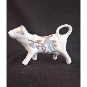 BIA - White Ceramic Cow Creamer with Fruit Serving Dinnerware